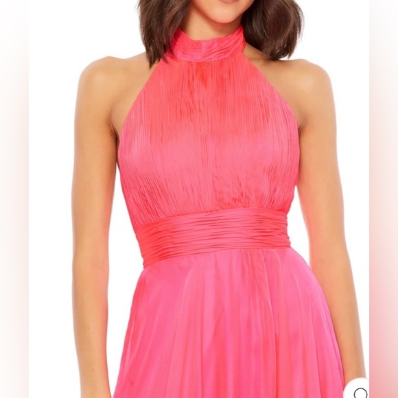 NWOT Ienna for Mac Duggal Pink Chiffon Overlay Dress - Picture 3 of 11